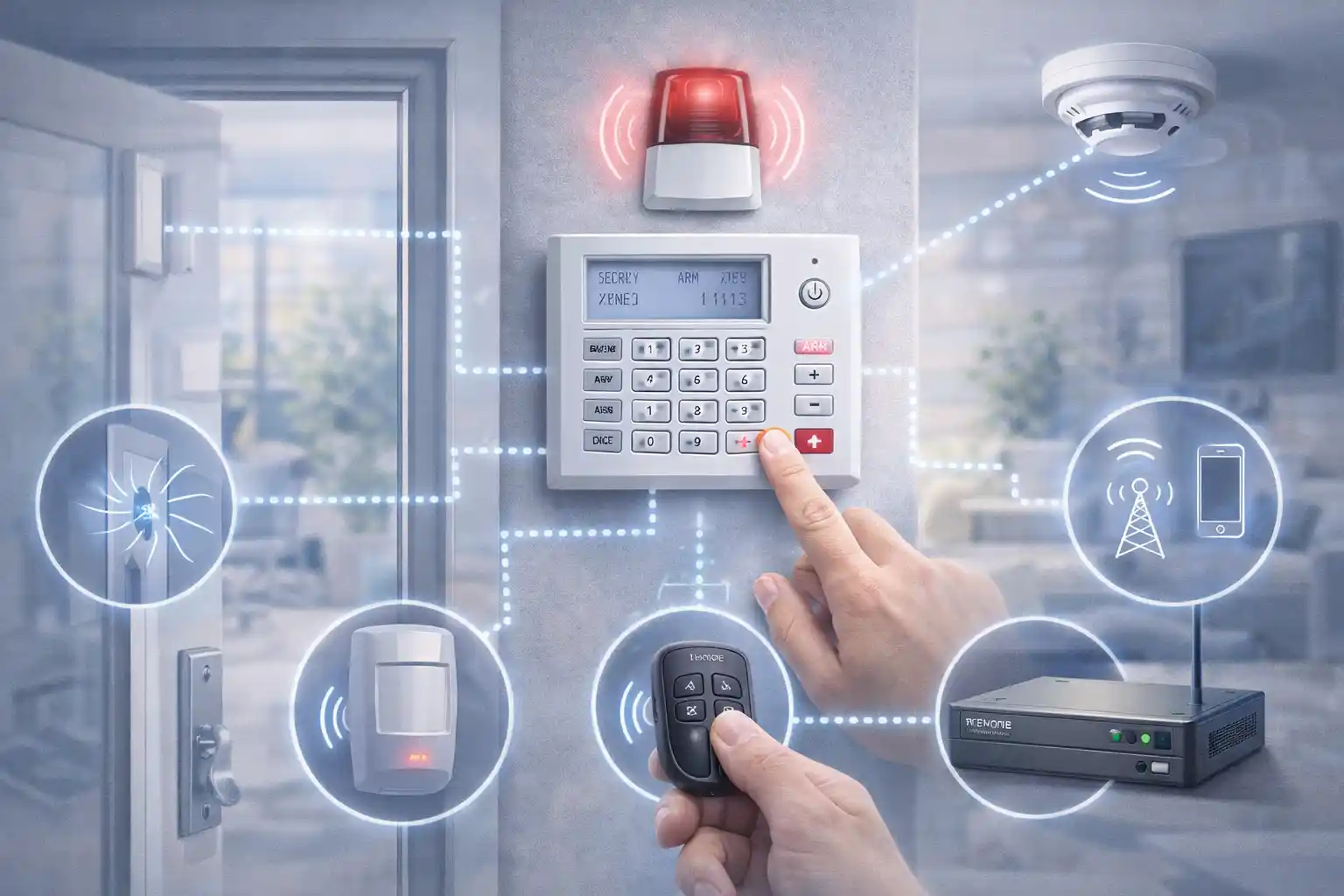 Как работает охранная сигнализация: принципы и компоненты