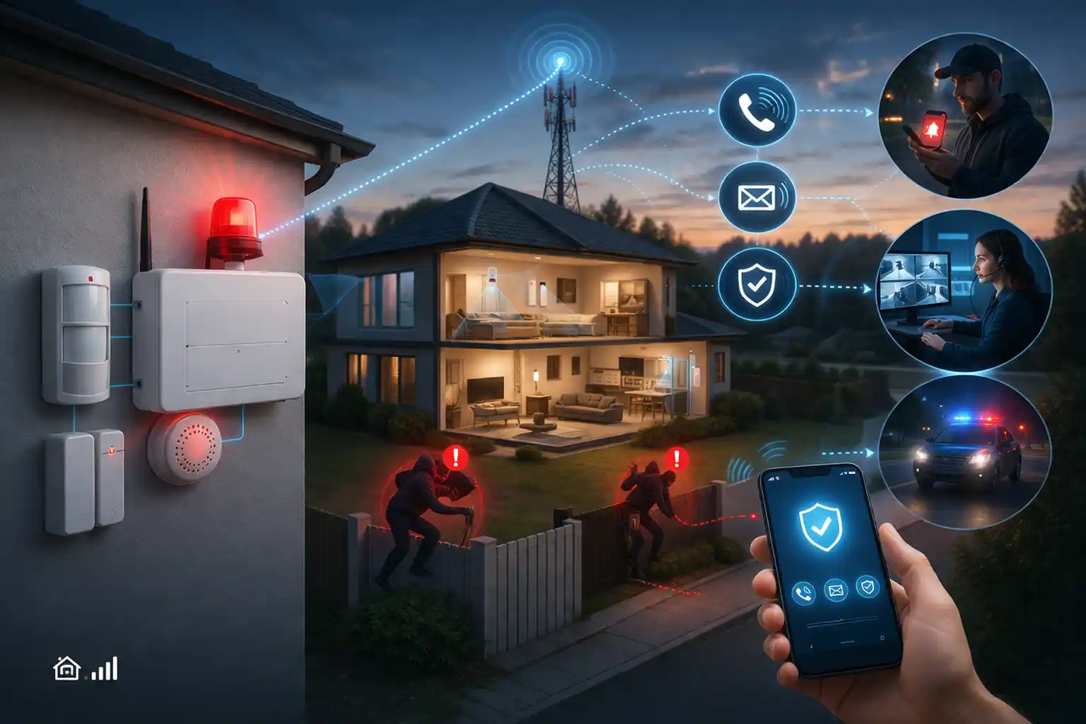 GSM-сигнализация: принцип работы и применение