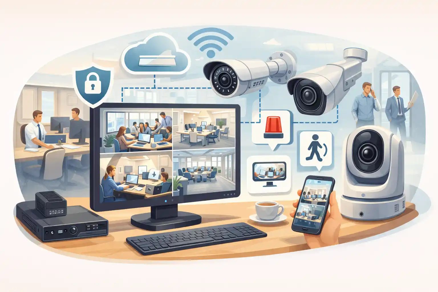 Лучшие решения для видеонаблюдения в офисе