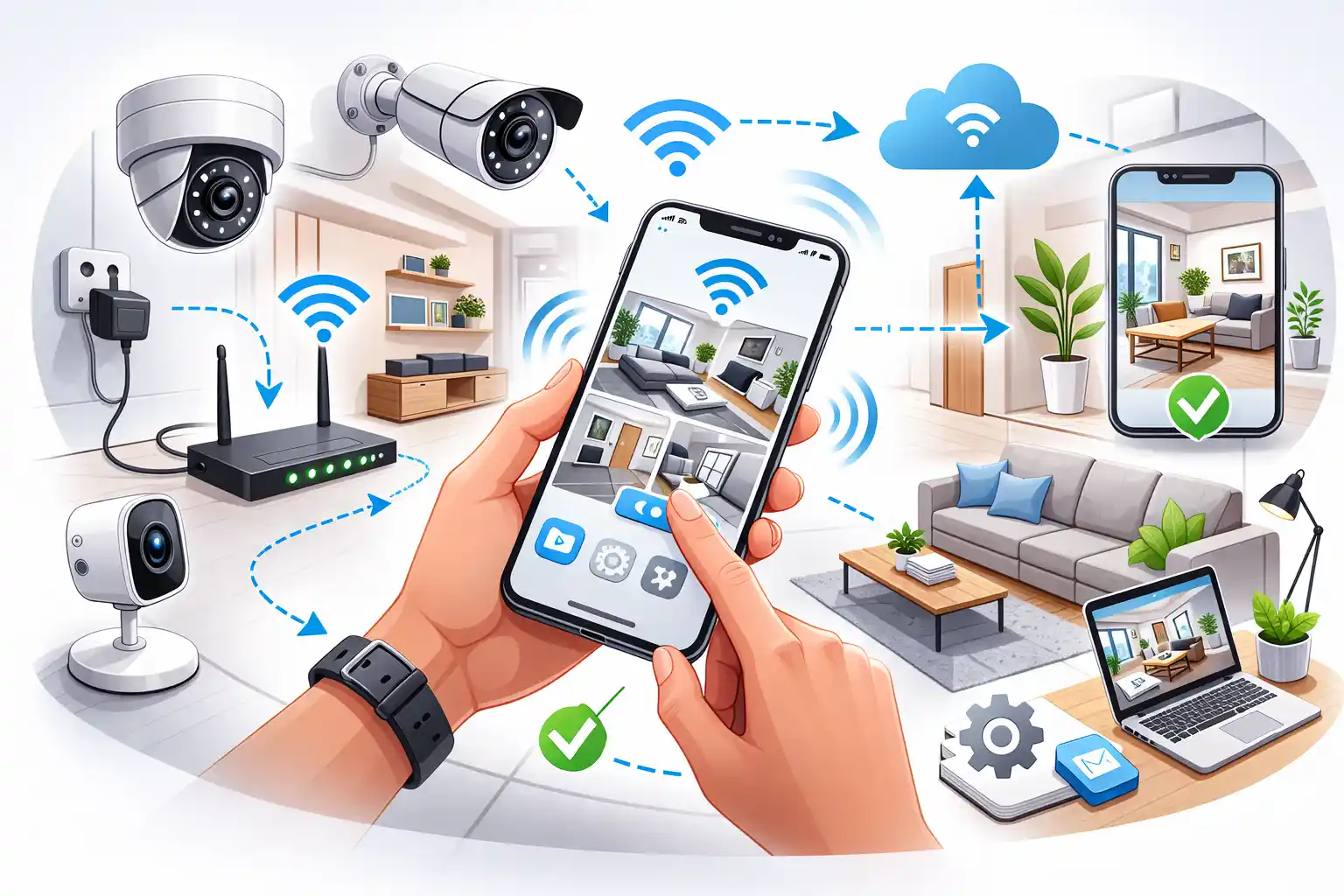 Как подключить камеры видеонаблюдения к смартфону