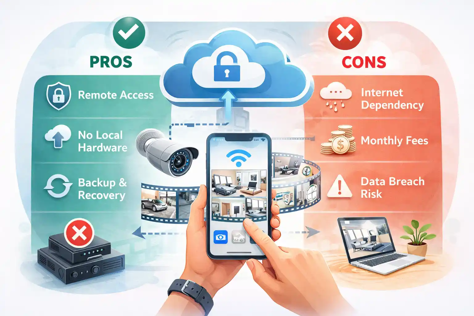 Облачное хранение видео с камер