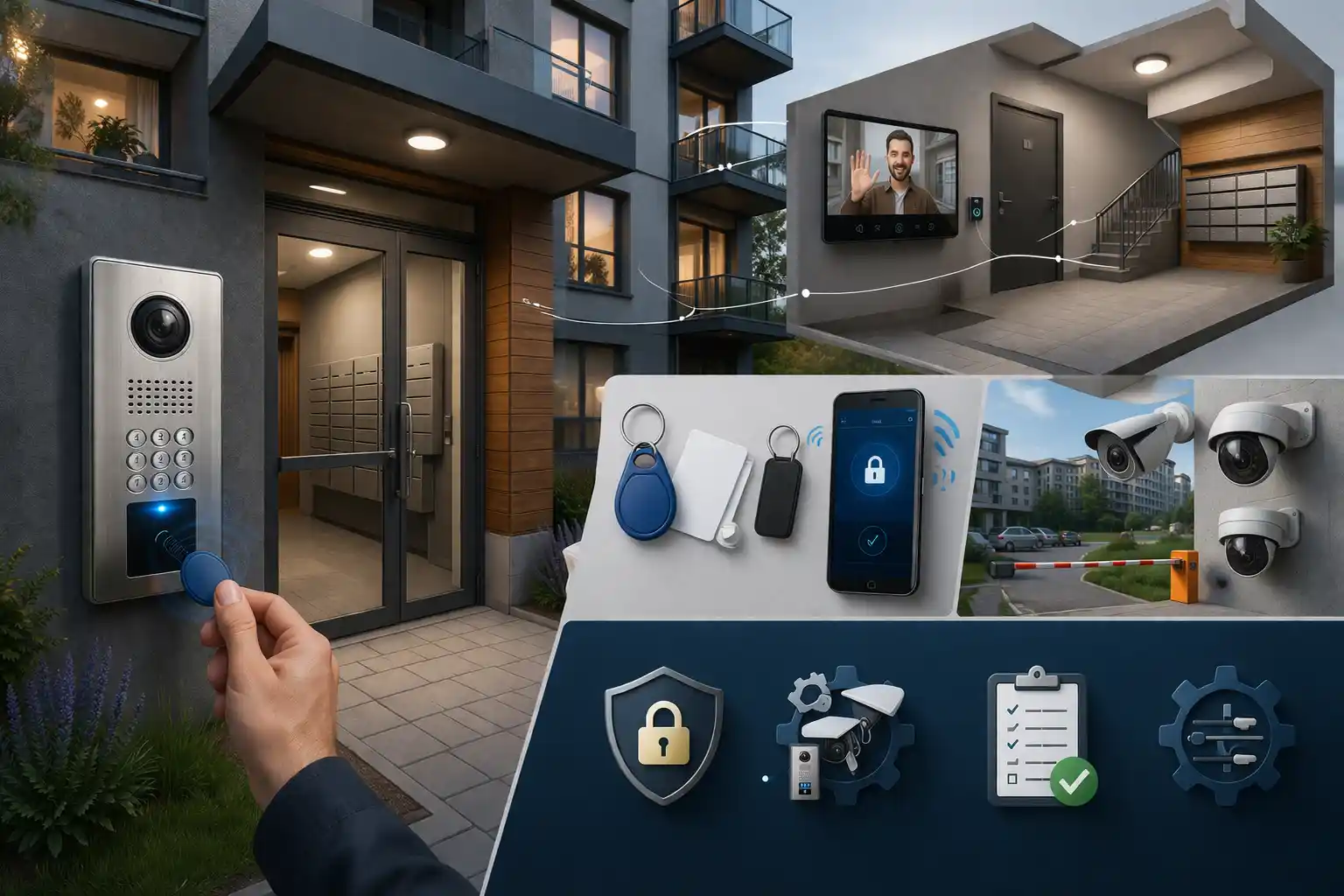 Контроль доступа для многоквартирного дома: решения и особенности