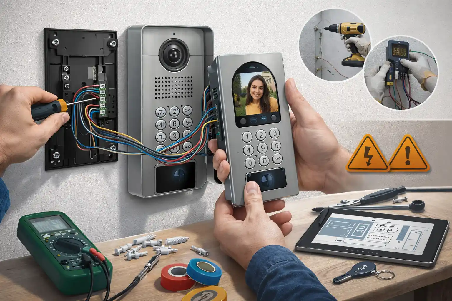 Установка домофона своими руками: что нужно знать