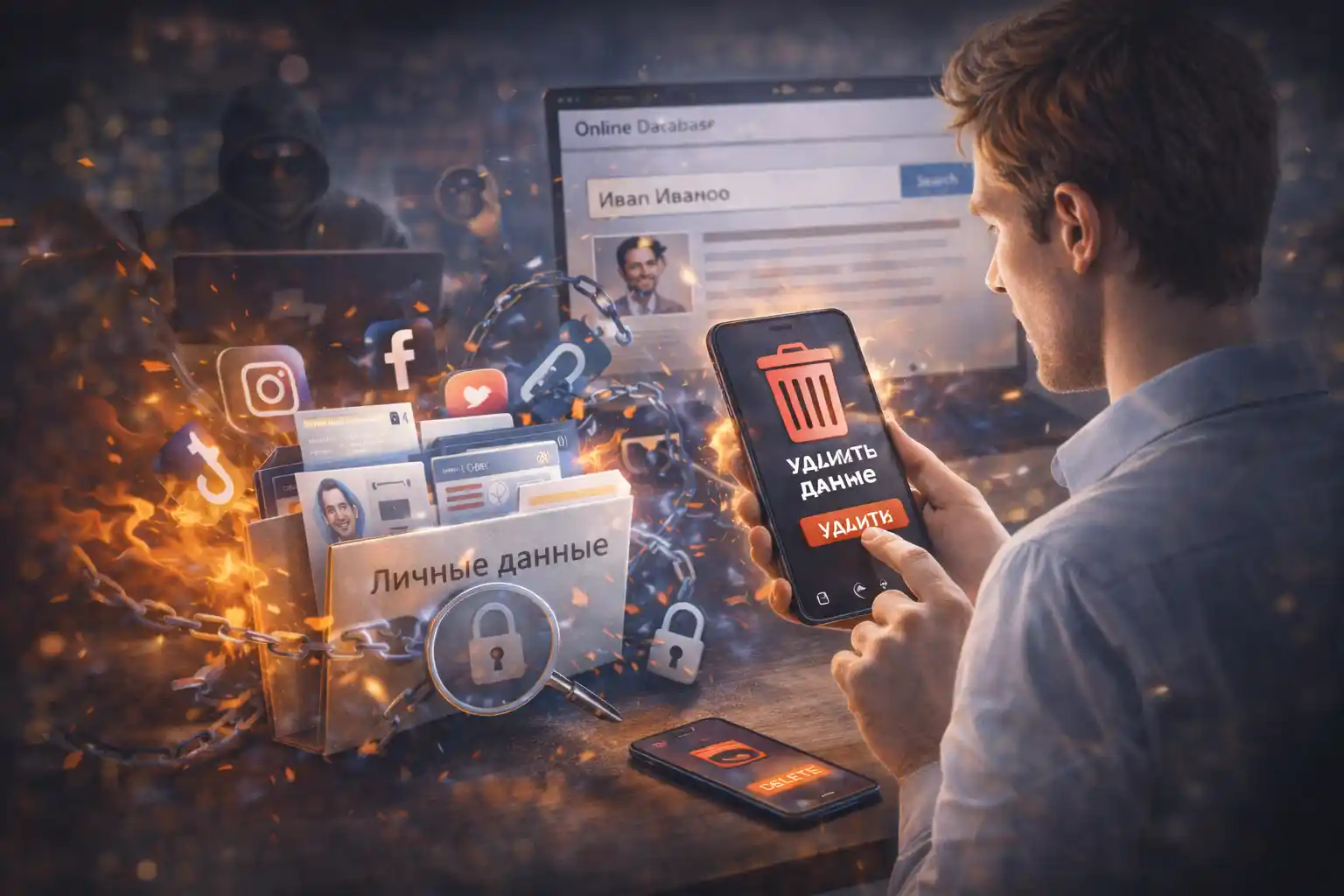 Как удалить личные данные из интернета