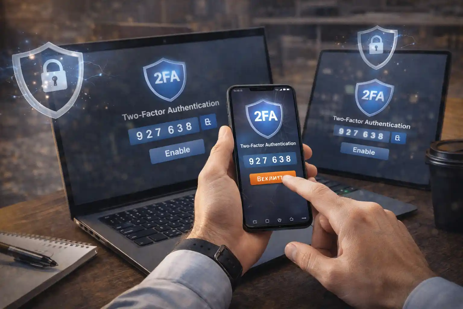 Настройка 2FA