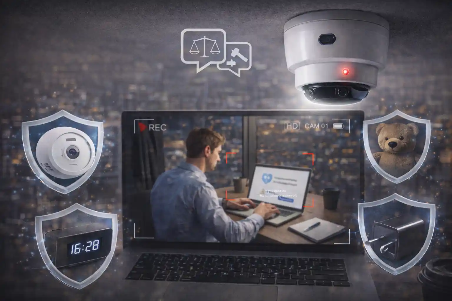 Скрытое видеонаблюдение