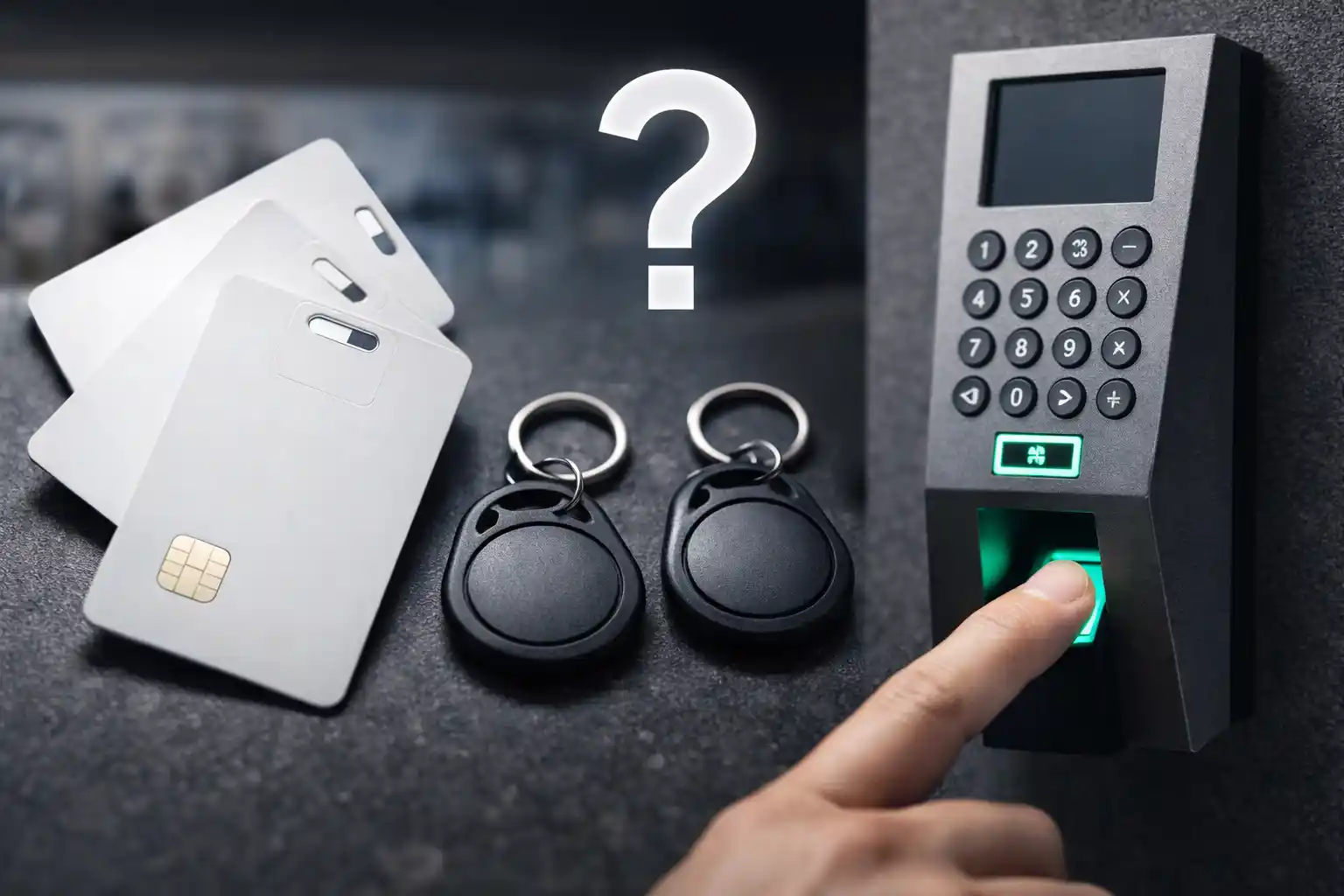 Сравнение карт, брелоков и биометрии